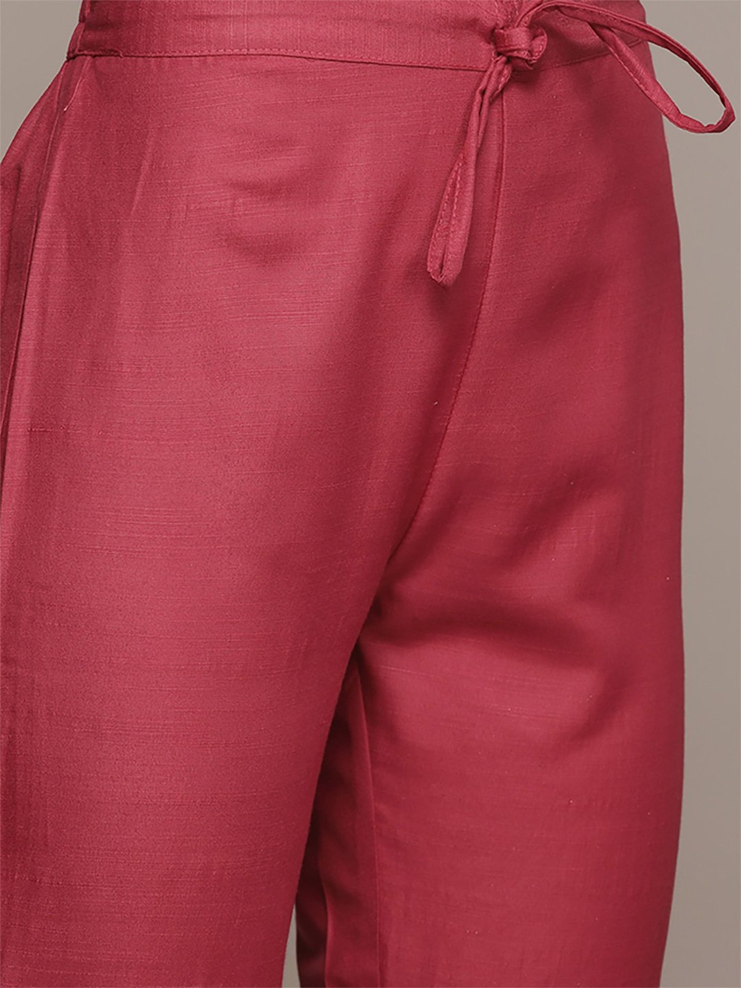 Anubhutee Pink Embroidered Kurta Pant Set With Dupatta