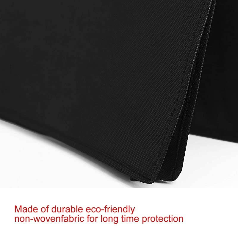 Smooth Nonwoven Monitor Dust Cover for 27 28 29 LED LCD Screens Flat Panel HD Display Size 28W x 18H x 4D Black
