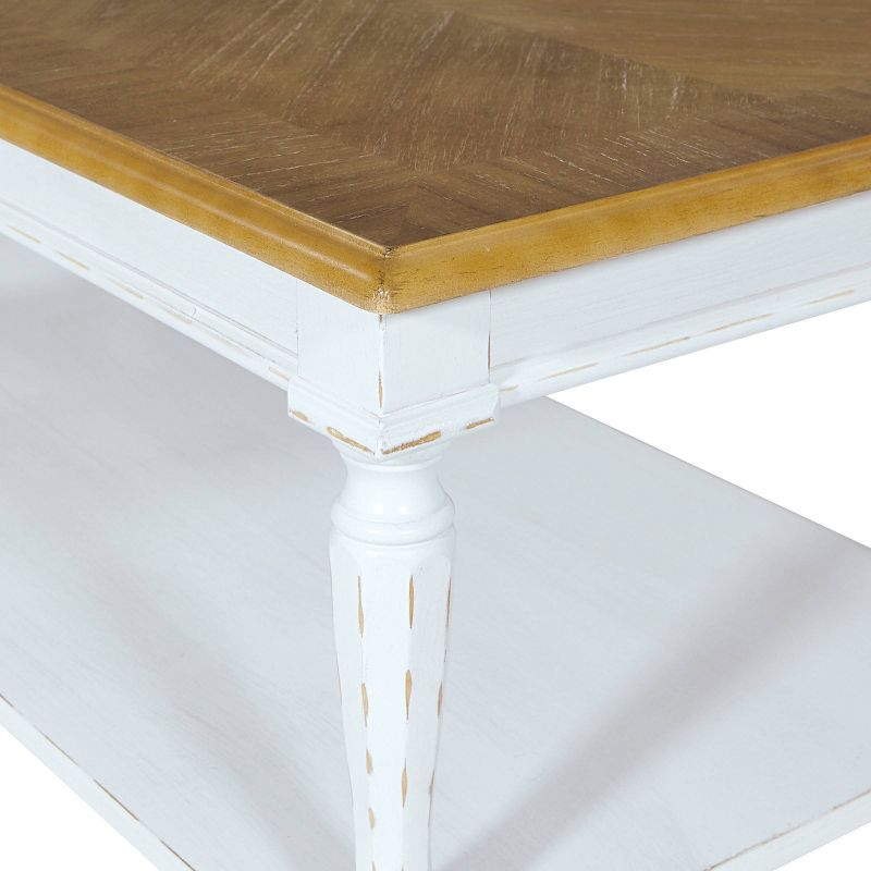Medford Coffee Table Distressed White - OSP Home Furnishings
