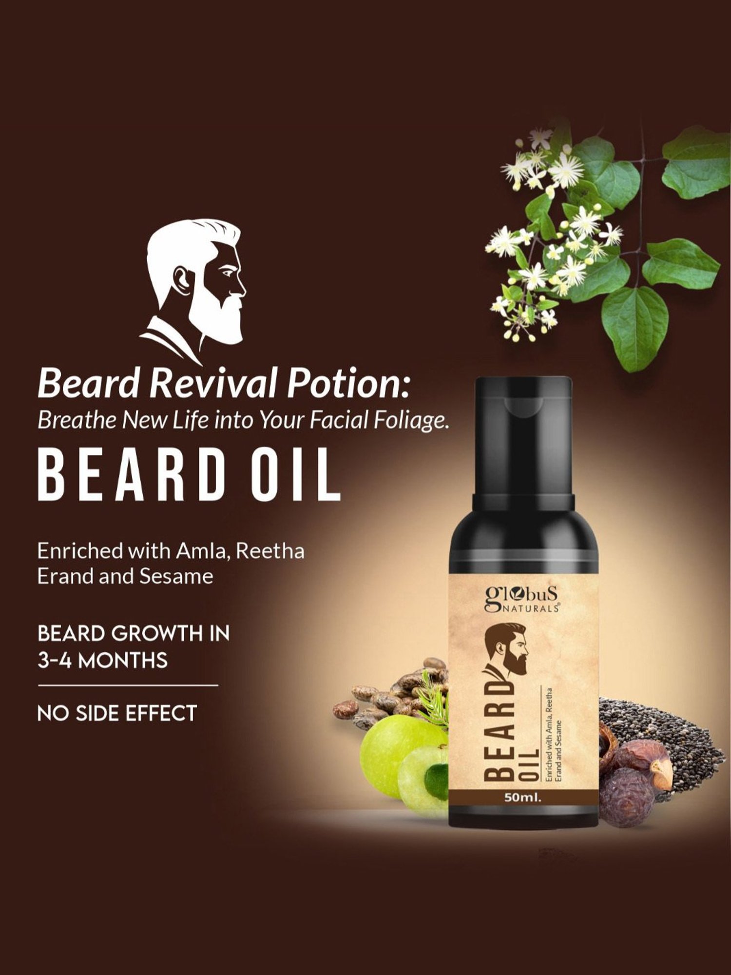 Globus Naturals Beard Oil - 50 ml