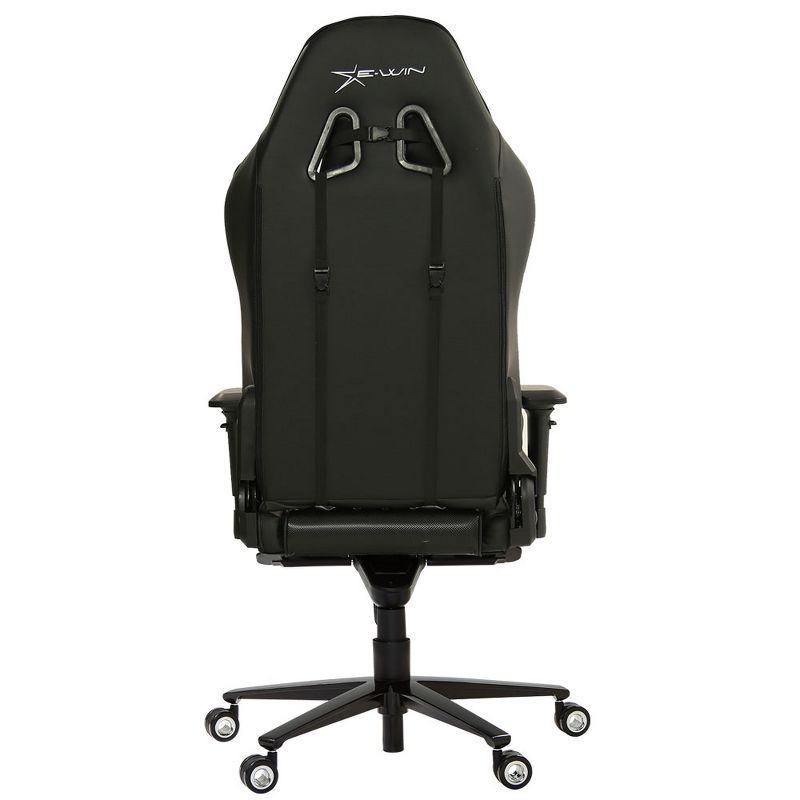E-Win Champion Series Ergonomic Computer PC Gaming Home Office PU Leather Tall Back Desk Chair with Pillows, Black