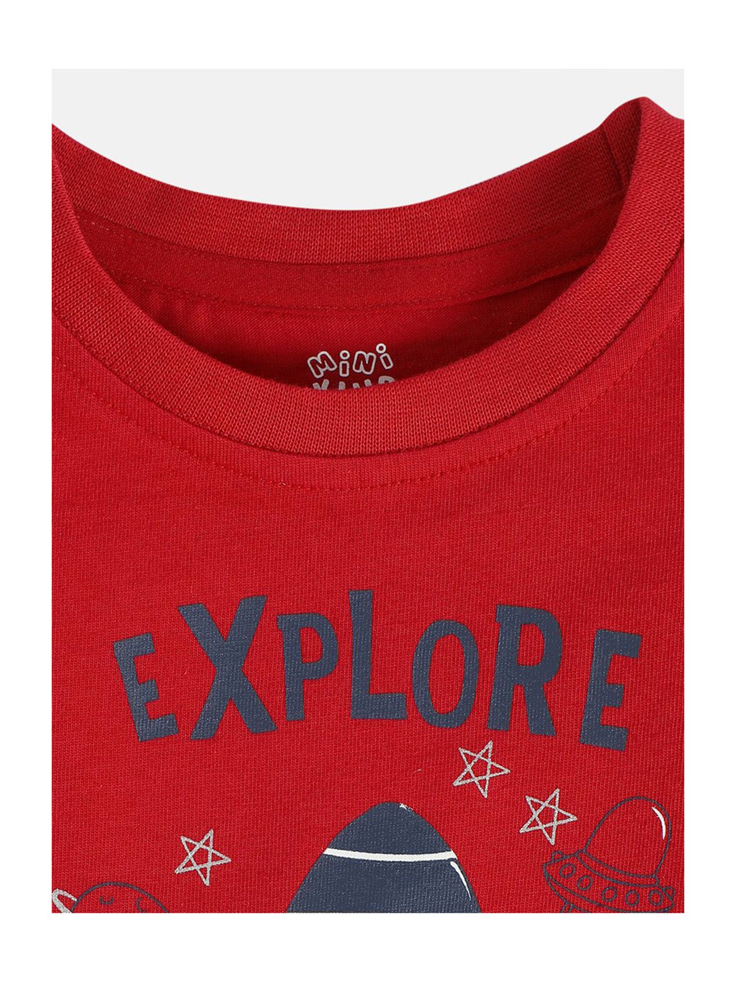 Ed-a-Mamma Baby Green Printed T-Shirt