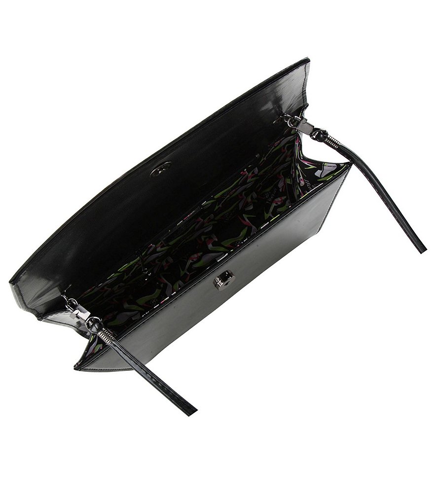 Kate Landry Satin Buckle Clutch Bag