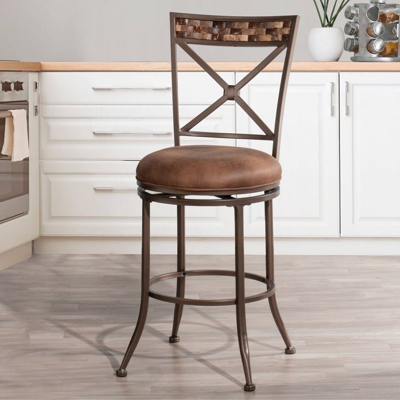 Compton Barstool Brown - Hillsdale Furniture