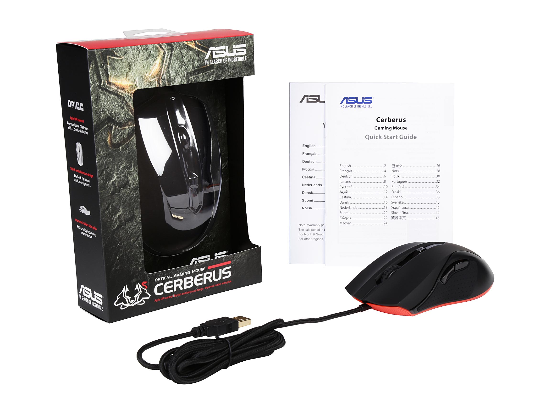 ASUS ROG Spatha RGB Wireless / Wired Laser Gaming Mouse