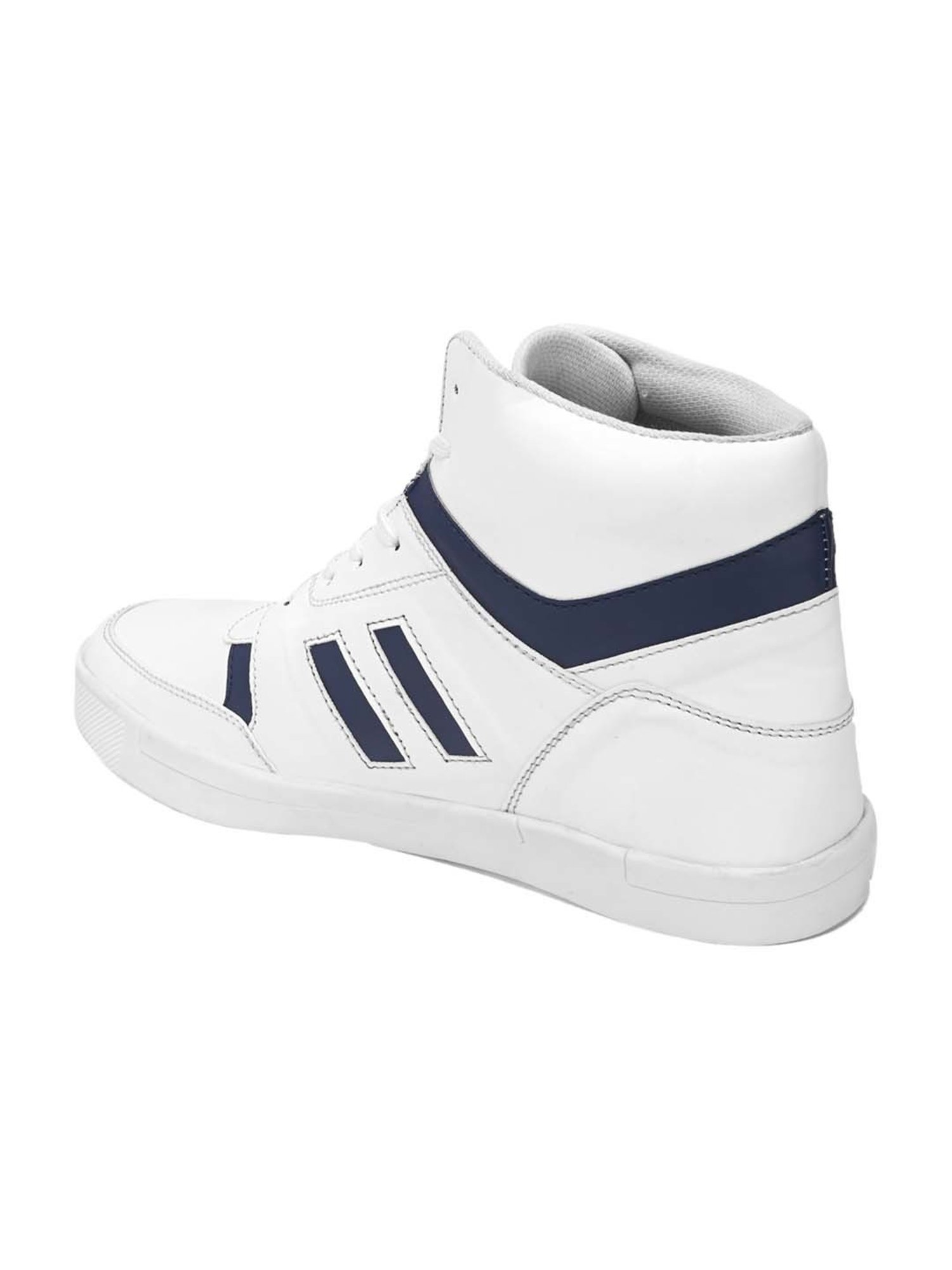 Giorgio Men's White Ankle High Sneakers