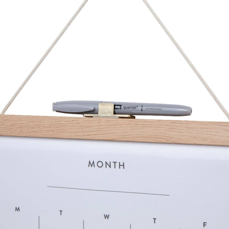 14"x14" Dry Erase Monthly Wall Calendar with Marker - Quartet