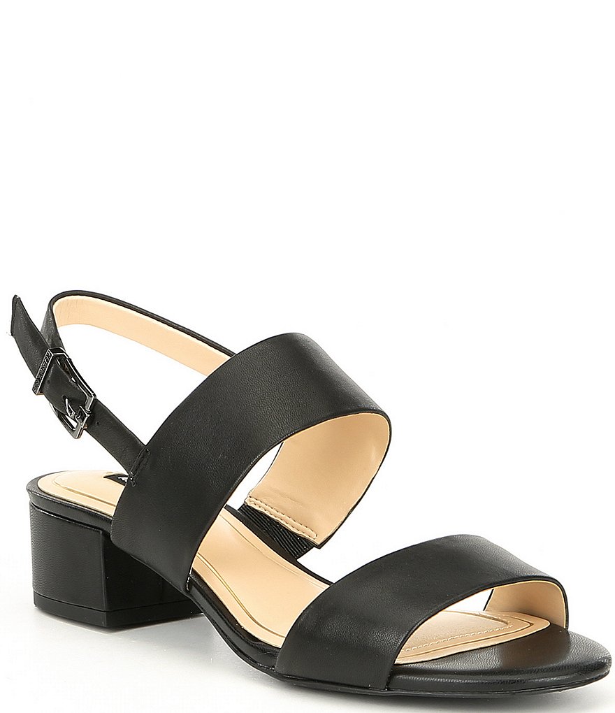 Alex Marie Calina Leather Block Heel Sandals