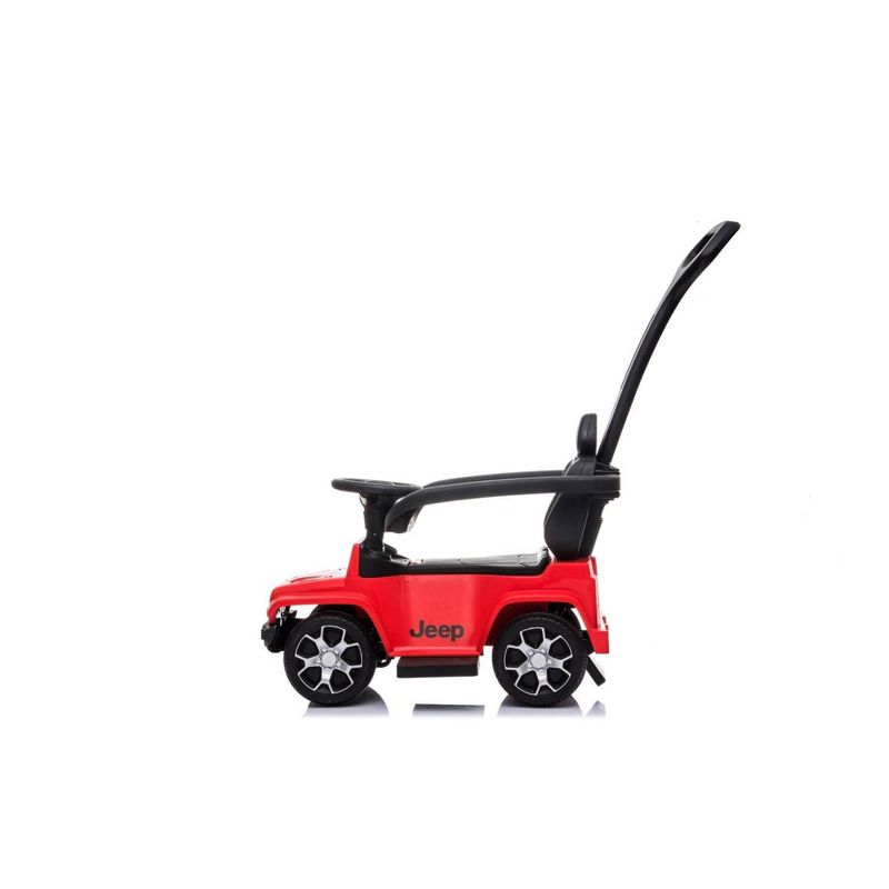 Best Ride on Cars Jeep Rubicon 3 in 1 Push Car Ride-On - Red
