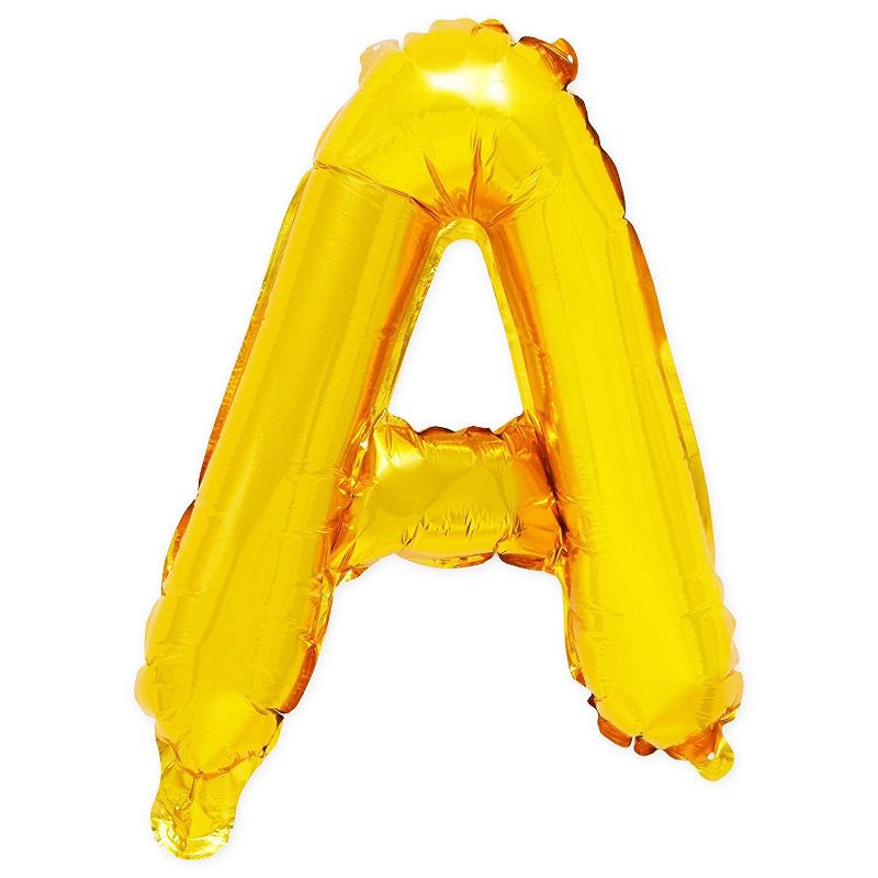 Sparkle and Bash 19 Piece Galentine's Rose Gold Foil Letter and Heart Shaped Balloons for Valentines Party, 4 Colors