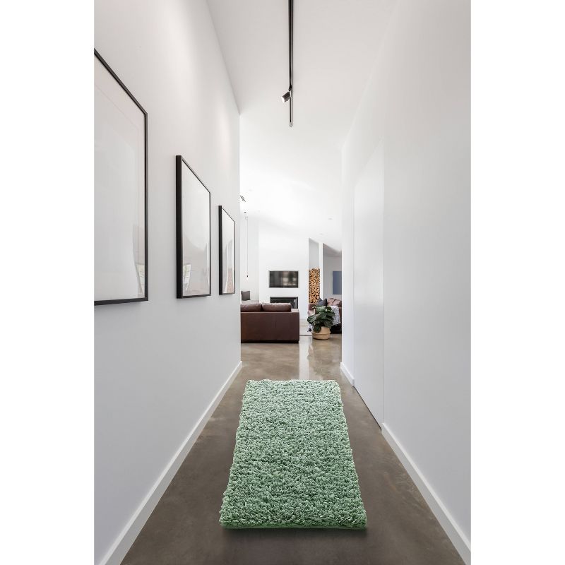 24"X60" Paper Shag Runner Green - VCNY