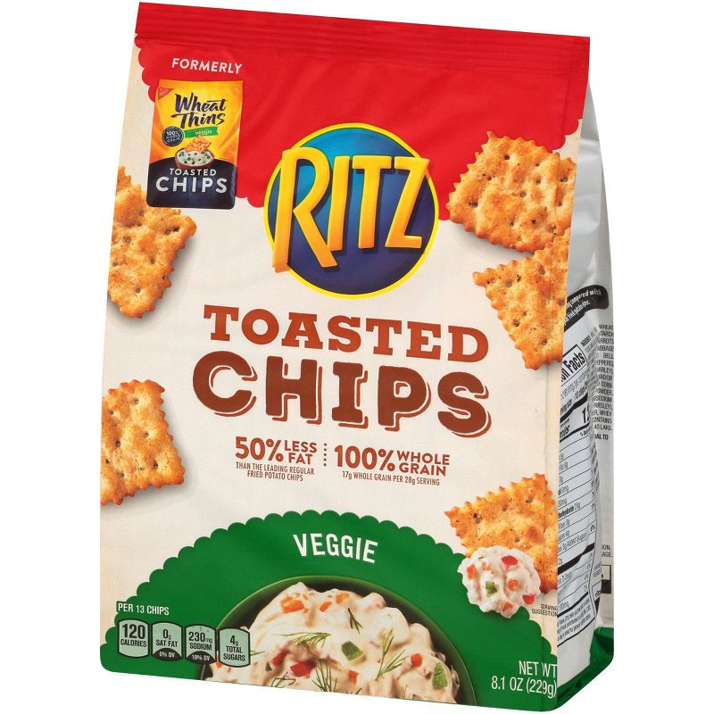 Wheat Thins Toasted Chips - Garden Valley Veggie - 8.1oz