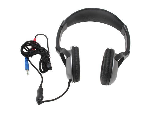SYBA Black CL-CM-502 Stereo Headphone with Built-in Microphone