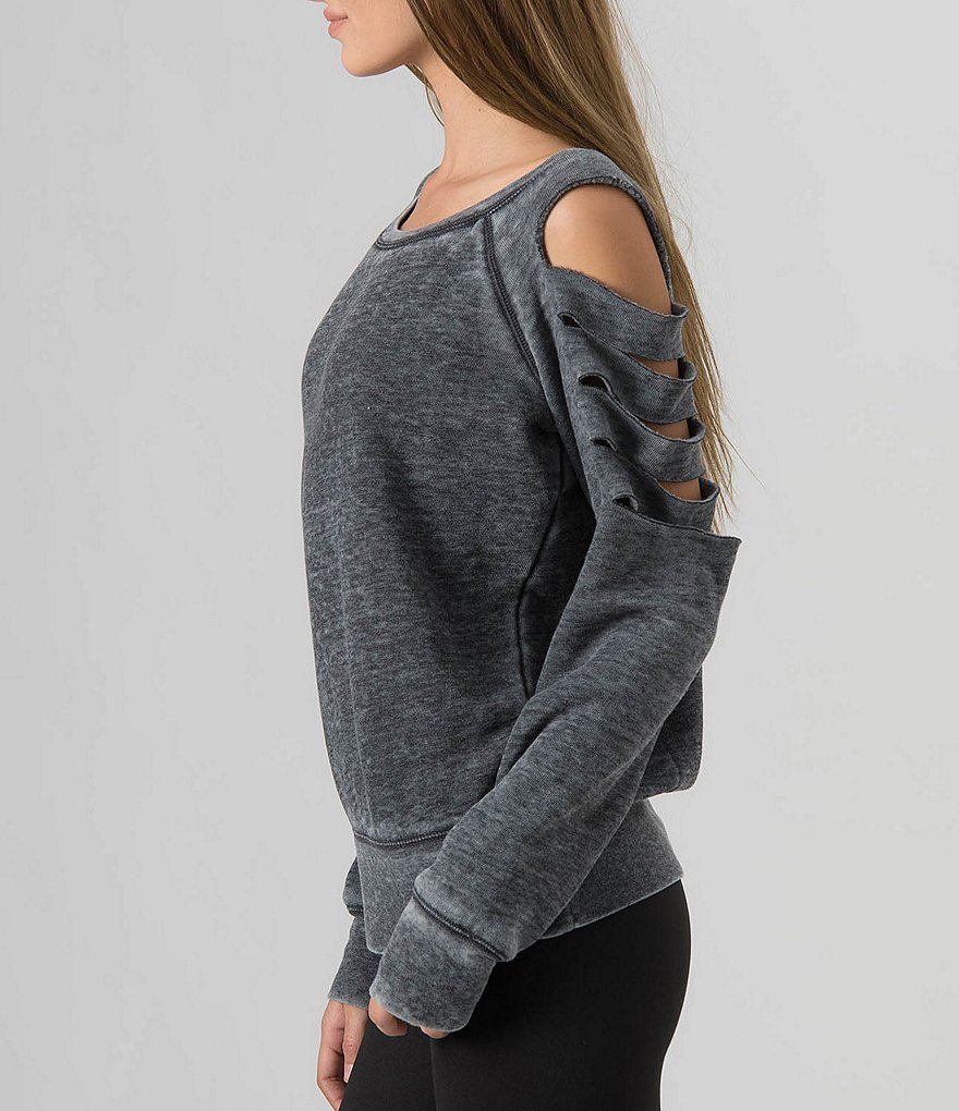 JALA French Terry Fleece Laser-Cut Sweatshirt