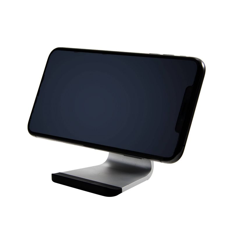 Milo Smartphone Stand Aluminum Black - BlueLounge