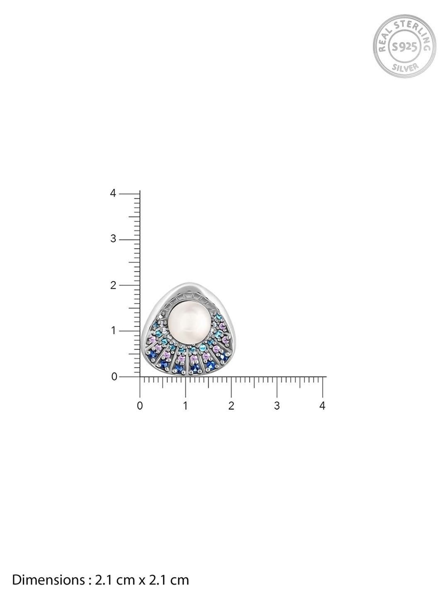 GIVA 92.5 Sterling Silver Pearl in a Shell Earrings for Women