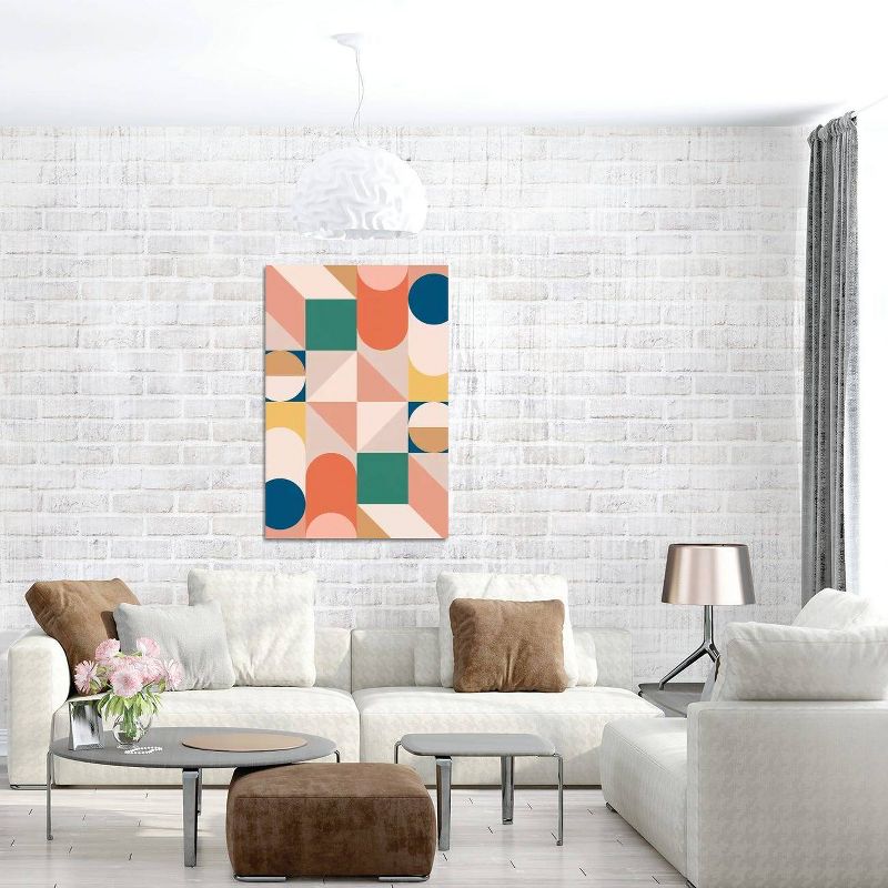 Modern Geometric xIIIA by the Old Art Studio Unframed Wall Canvas - iCanvas