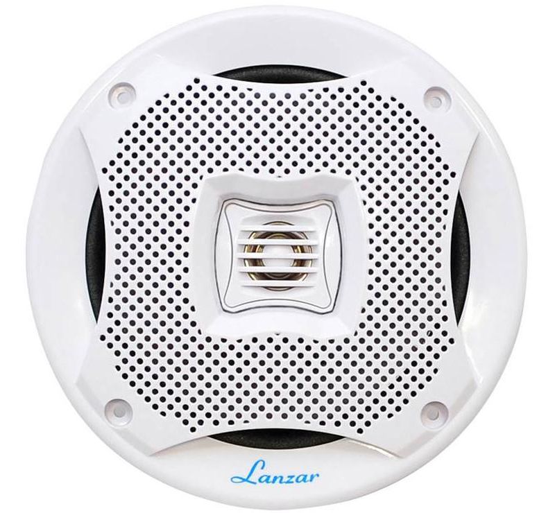 Lanzar AQ5CXW 5.25" 400W 2-Way Marine Boat Speakers White 400 Watts (24 Pack)