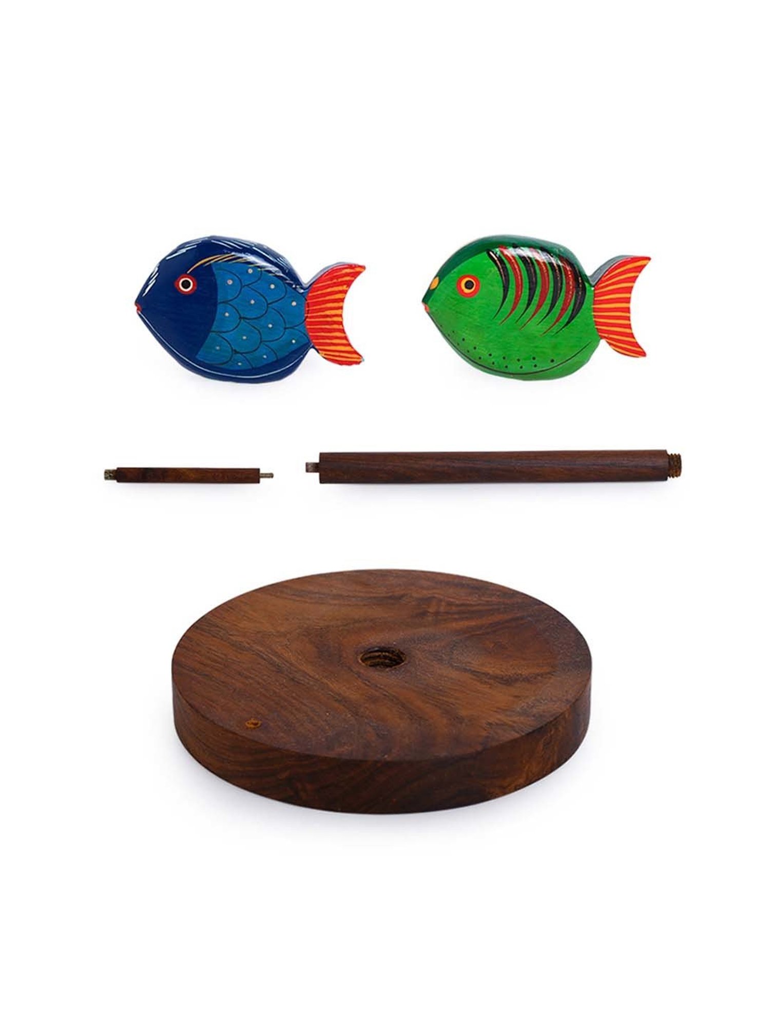 ExclusiveLane The Dancing Peacock Brown Sheesham Wood Napkin Holder - Set of 1