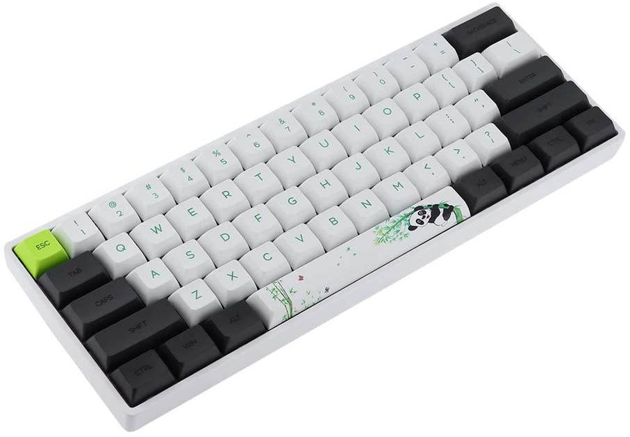 EPOMAKER SKYLOONG SK61 61 Keys Hot Swappable Mechanical Keyboard with RGB Backlit NKRO IP6X Waterproof Type-C Cable for Win/Mac/Gaming (Gateron Optical Blue Panda)