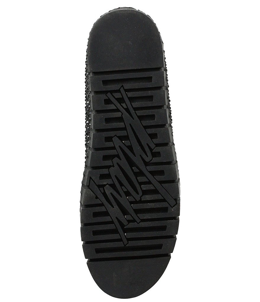 J. Renee Wenmare Stretch Fabric Rhinestone Embellished Sneakers