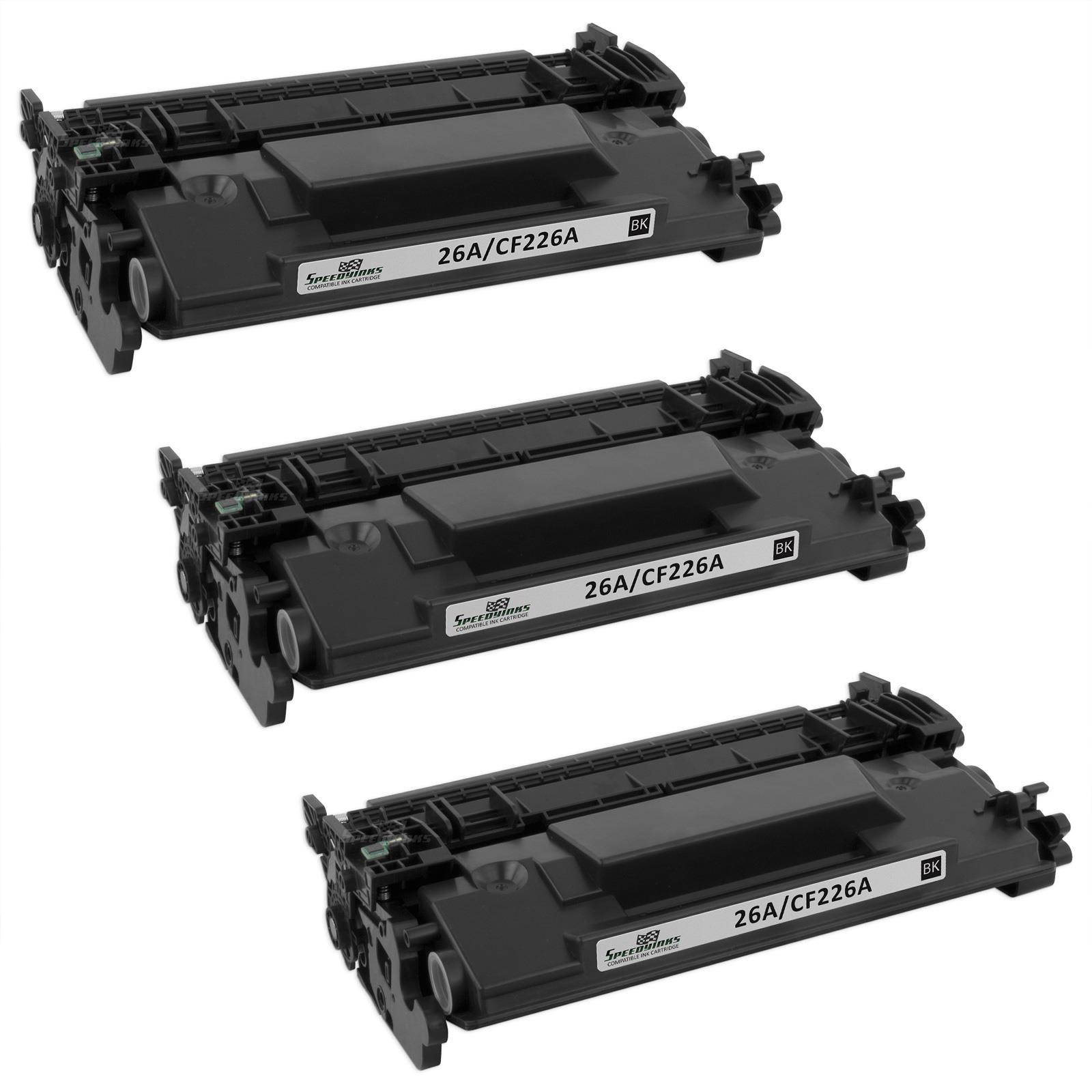 Speedy Inks - 4PK Compatible Replacement for HP 26A / HP26A / CF226A CF226 Black Toner Cartridge for use in HP LaserJet Pro M402n, M402dn, M402dw, M426fdn, MFP M426fdw
