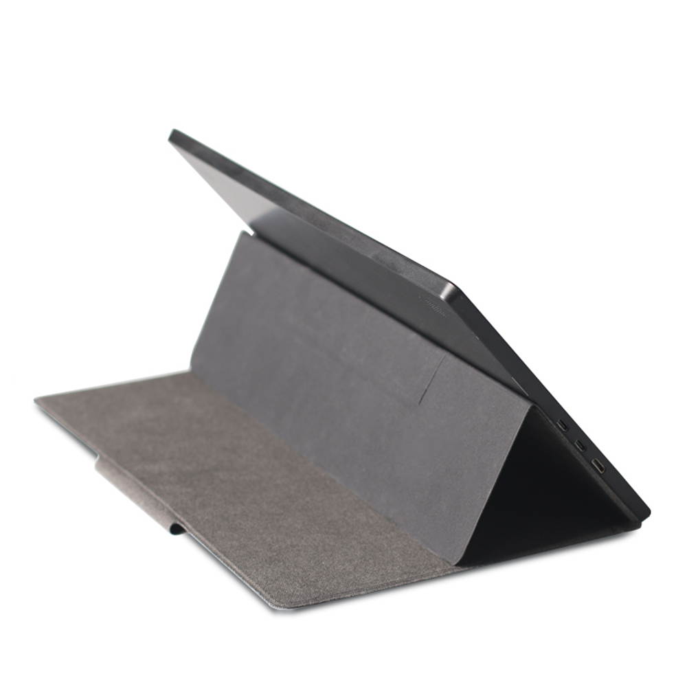 HFYZ T13 13.3-inch Full HD 1080p IPS LED Monitor with Built-in Speakers and VESA Mounting, Rotating Portrait & Landscaper, Built-in stand