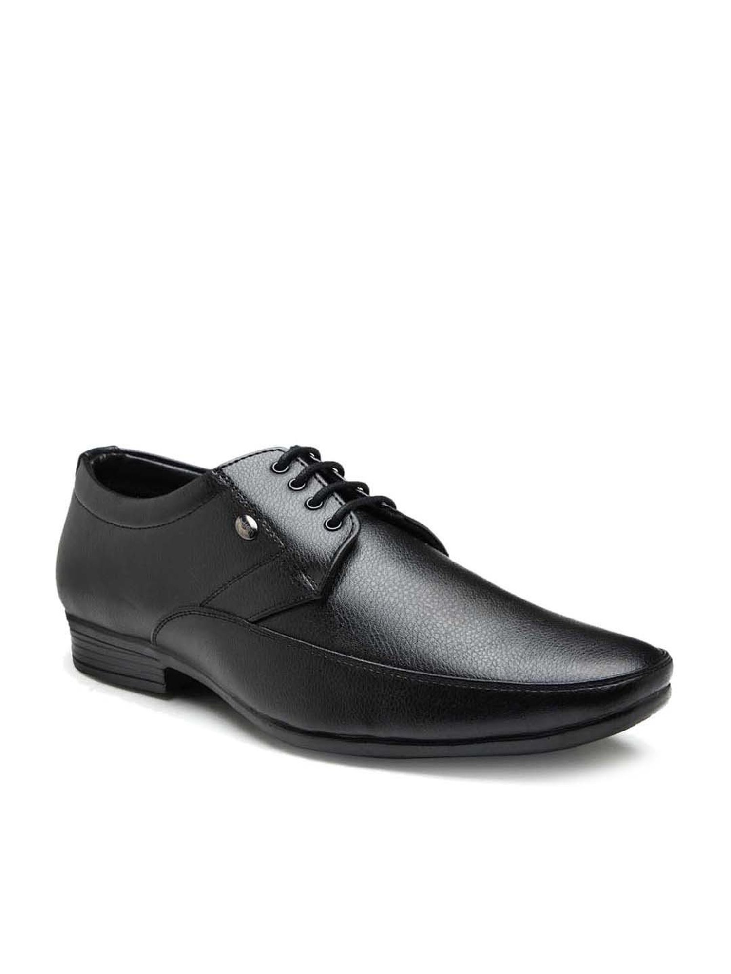Action Men's Black Derby Shoes