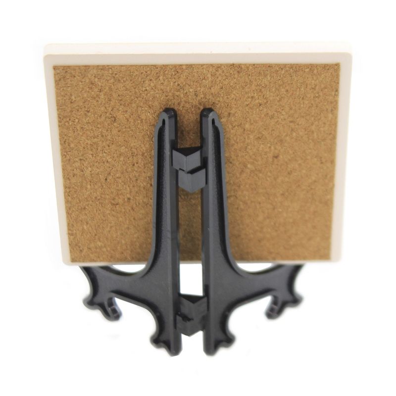 Animal 4.0" Ragamuffin Cat Stone Coaster Easel Sjt Enterprises  -  Coasters