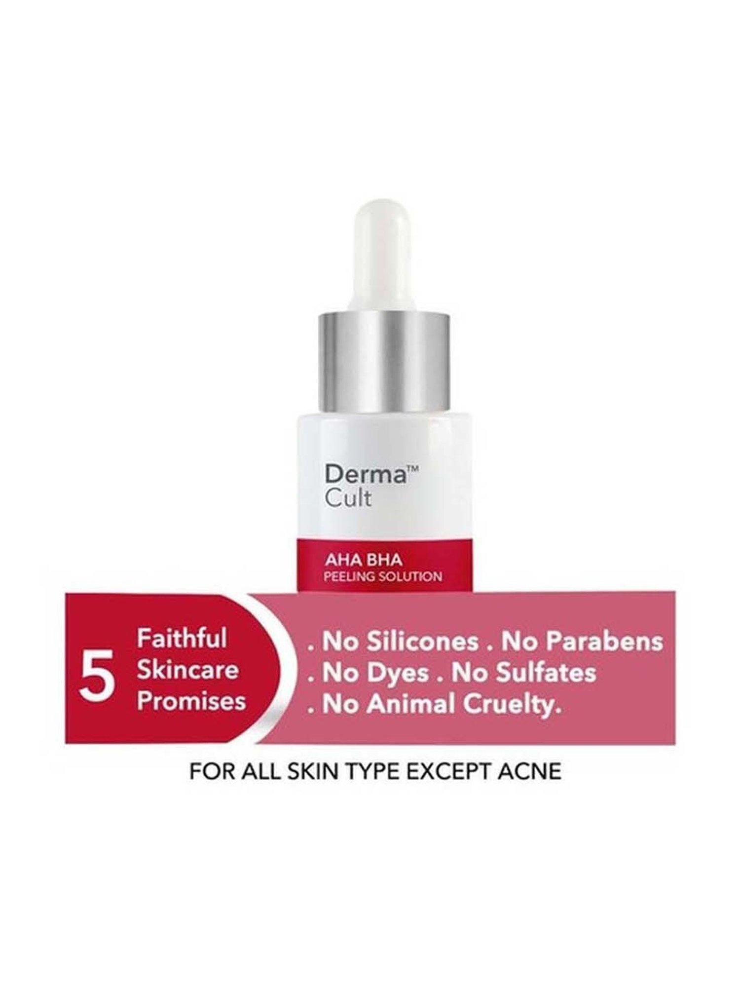 O3+ Derma Cult 25% AHA & BHA 2% Peeling Solution for Glowing Skin - 30 ml