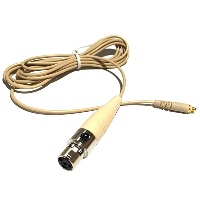 4016 Headset Headworn Microphone For SHURE Wireless System Detachable Cable With Mini XLR Ta4f Connector Omidirectional Mic