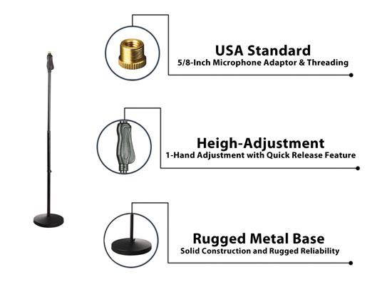 Universal Microphone Stand - Height