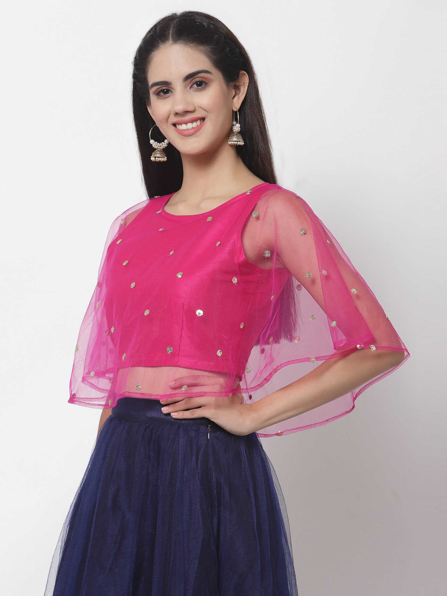 studiorasa Pink Embellished Choli