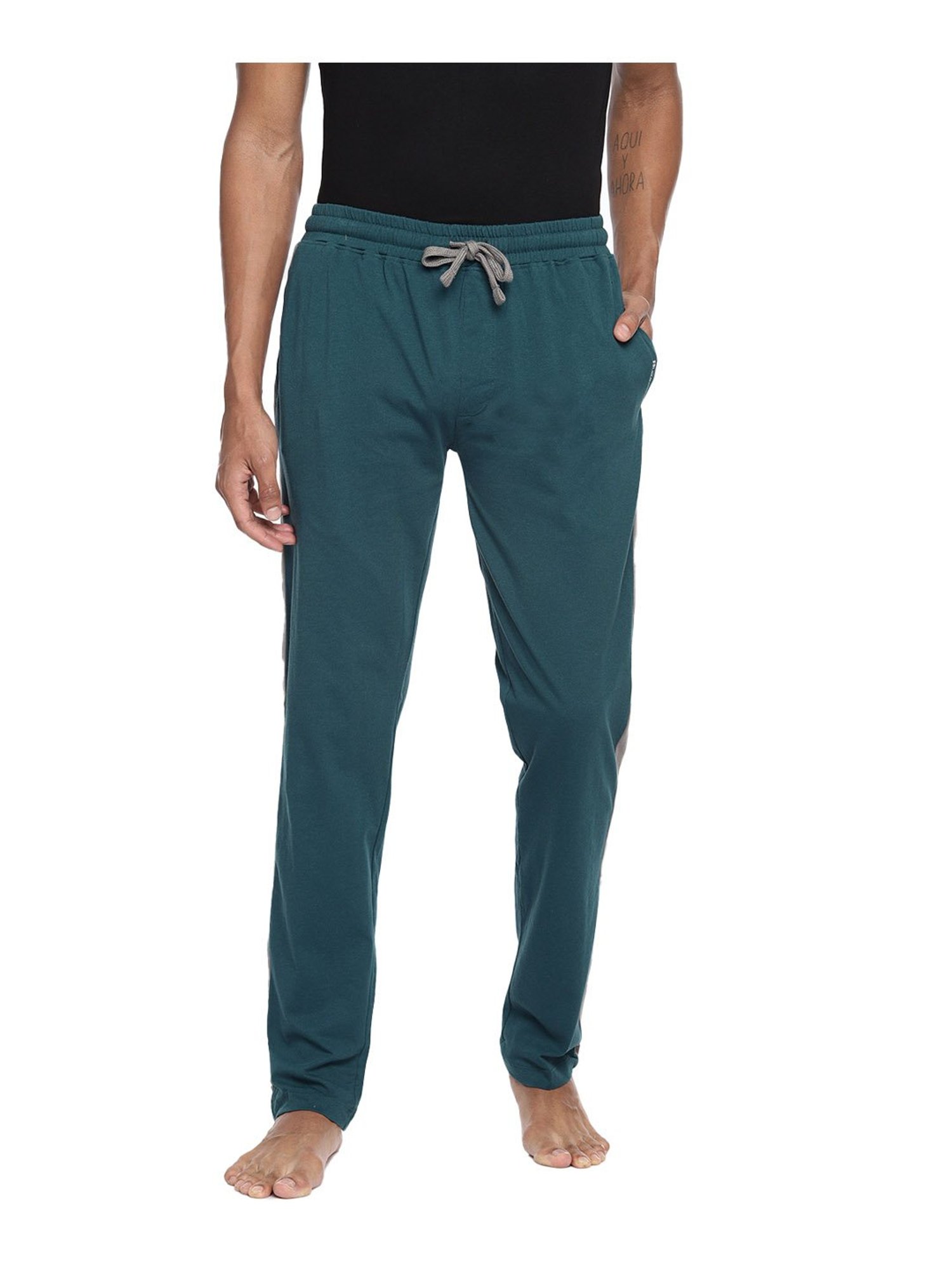 Fruit of the loom Deep Teal Regular Fit Trackpants
