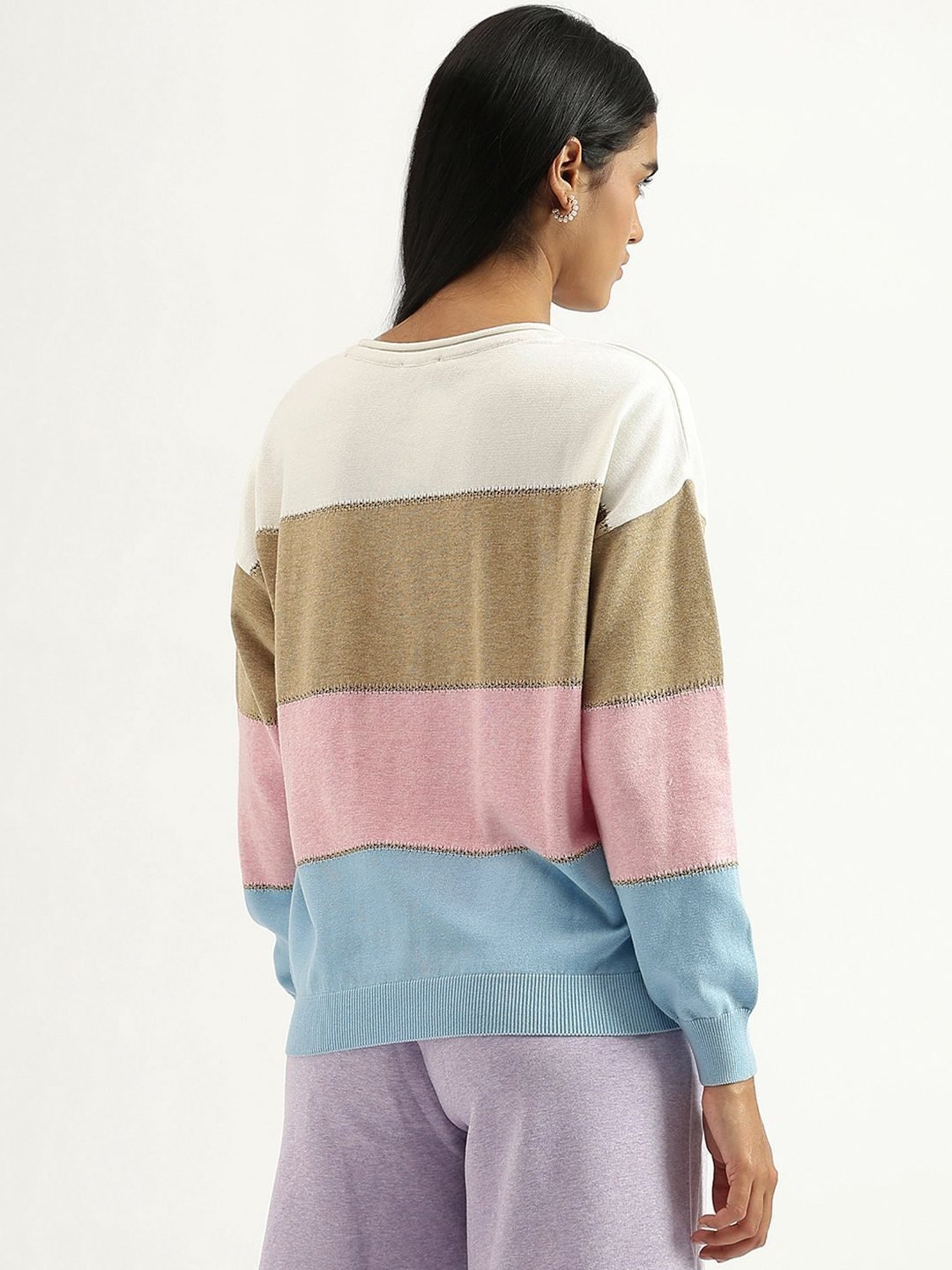 KENDALL + KYLIE Multicolored Printed Hoodie