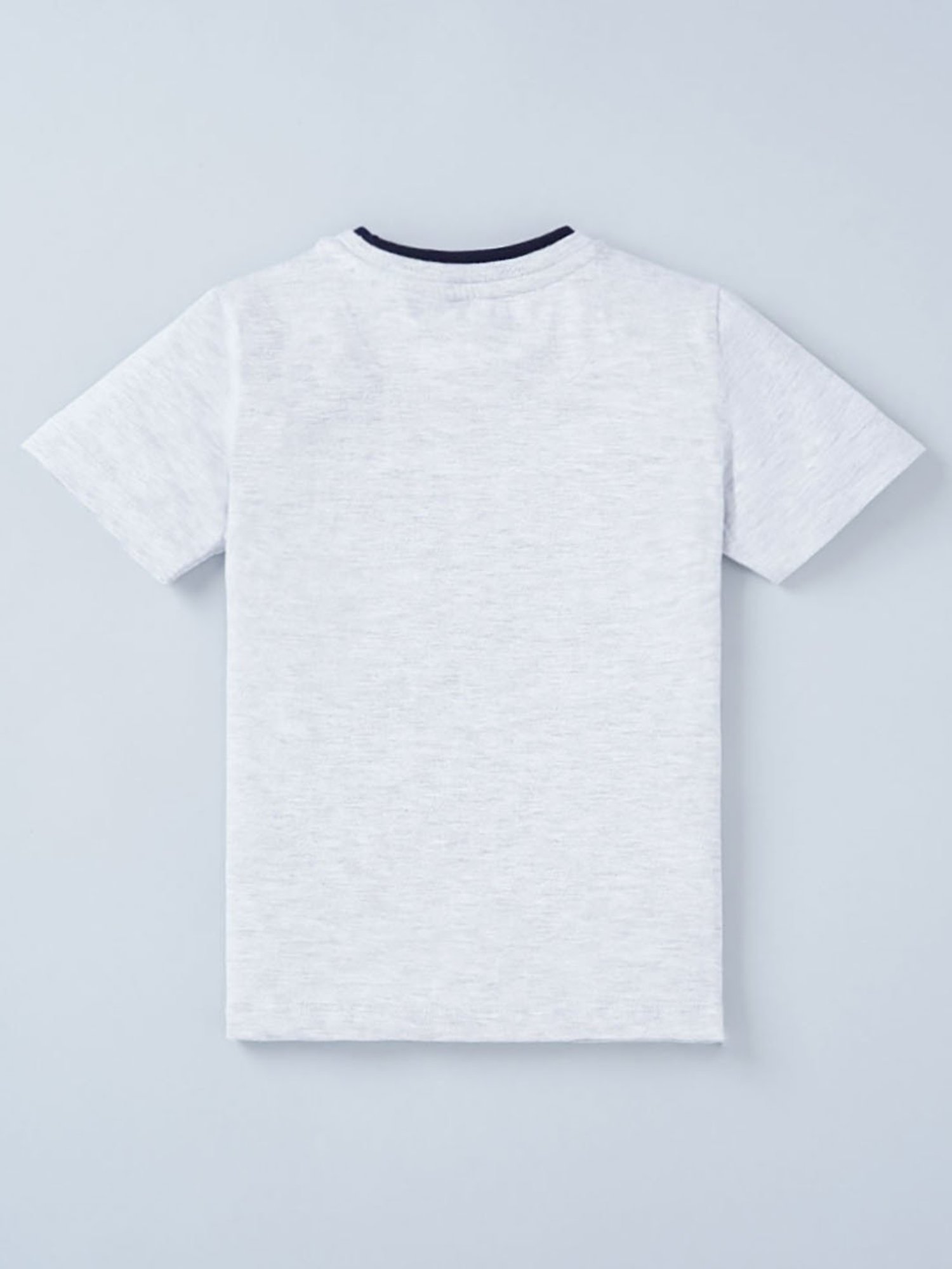 Ed-a-Mamma Kids Grey Textured T-Shirt