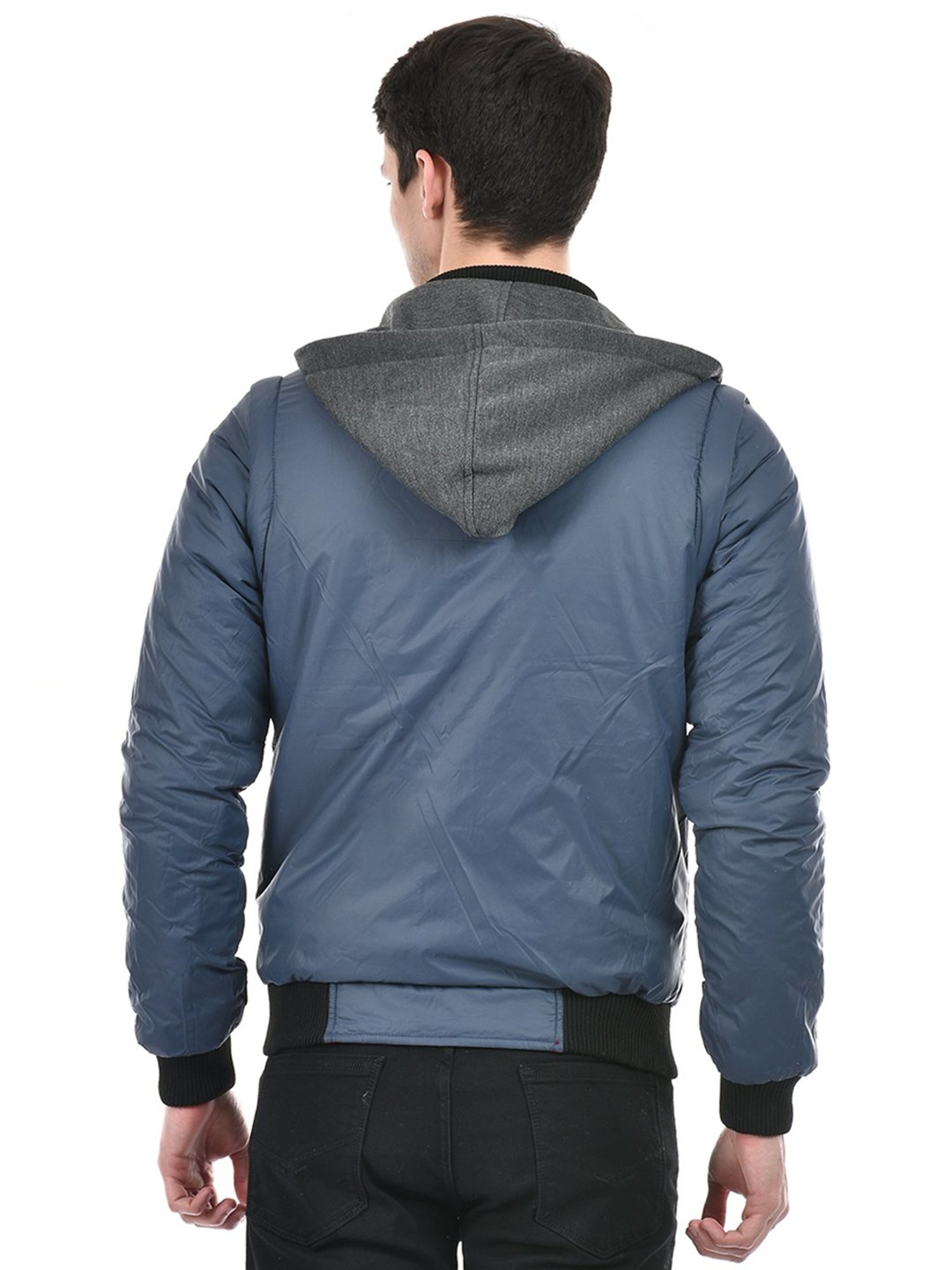 Lawman Pg3 Navy & Red Regular Fit Reversible Jacket