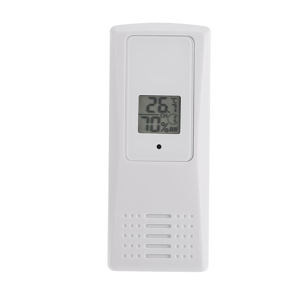 LCD Digital 433MHz Wireless 8-Channel Indoor/Outdoor Thermo-hygrometer with Three Remote Sensors Thermometer Hygrometer Comfort Level Alarm Function