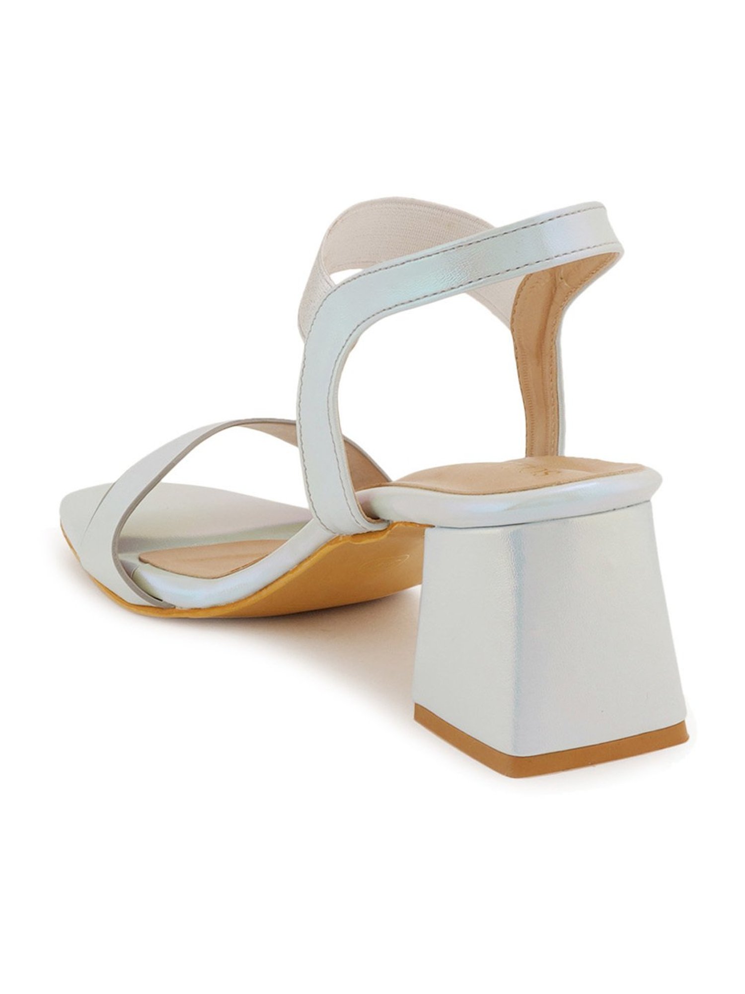 Scentra Women's Blue Ankle Strap Sandals