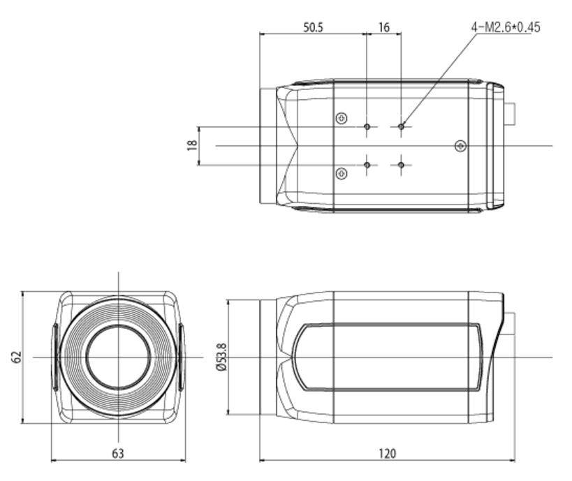 CNB A1868NL Box Type Day/Night All In One Box Camera 18X Zoom CCTV Camera High-Resolution Dual Power