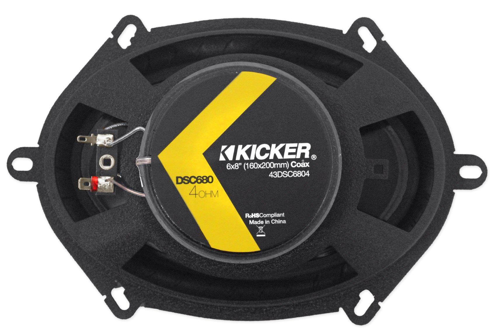 Kicker 6x8 Front Speaker Replacement Kit for 1999-2004 Ford F-250/350/450/550