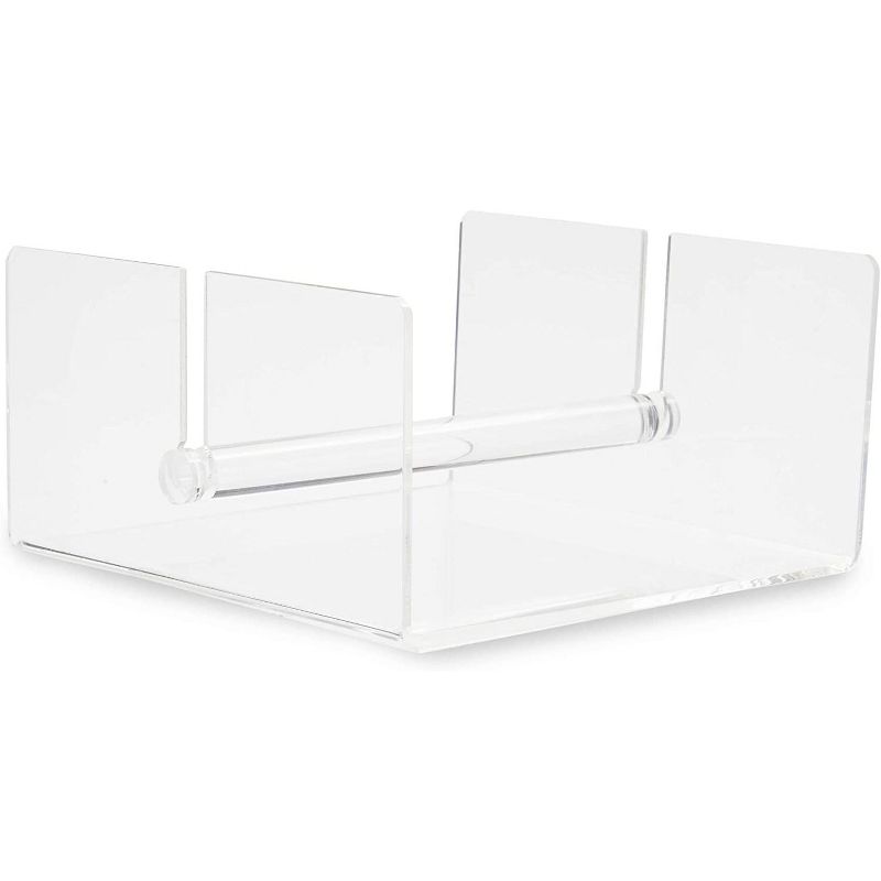 Home Basics  Easy Tear Bamboo Paper Towel Holder with Weighted Base, Natural