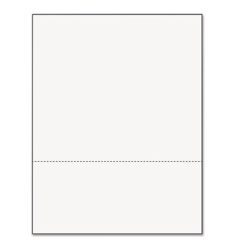 Printworks Professional Office Paper Perforated 3 2/3" From Bottom 8 1/2 x 11 20-lb 500/Ream 04124