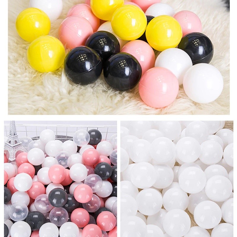 100 pcs/lot Eco-Friendly Colorful Ball Pits Soft Plastic Ocean Ball Water Pool Ocean Wave Ball Swim Toys For Children Kids Baby