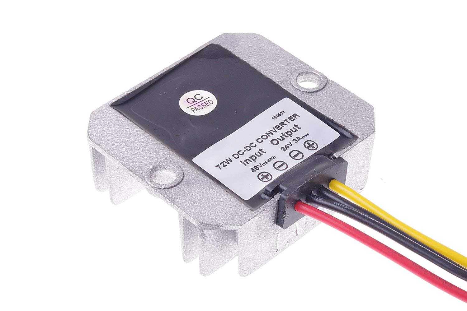 SMAKN DC/DC Converter 36V/48V to 24V 3A 72W Step-Down Power Supply Module