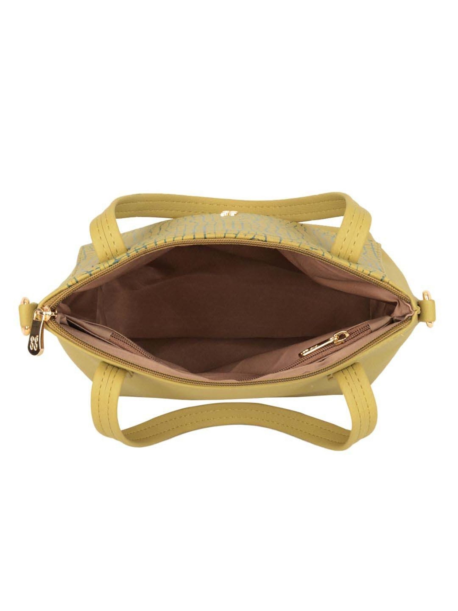 Baggit Leaf PVC Solid Tote Handbag