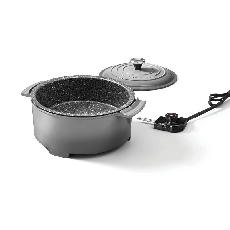 Kamado Joe 5.5 Quart Thick Walled Cast Iron Dutch Oven Outdoor Camping Cookware