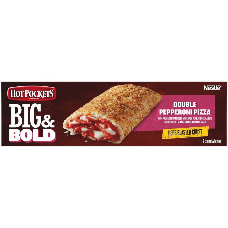 Hot Pockets Big & Bold Double Pepperoni Pizza - 13.5oz