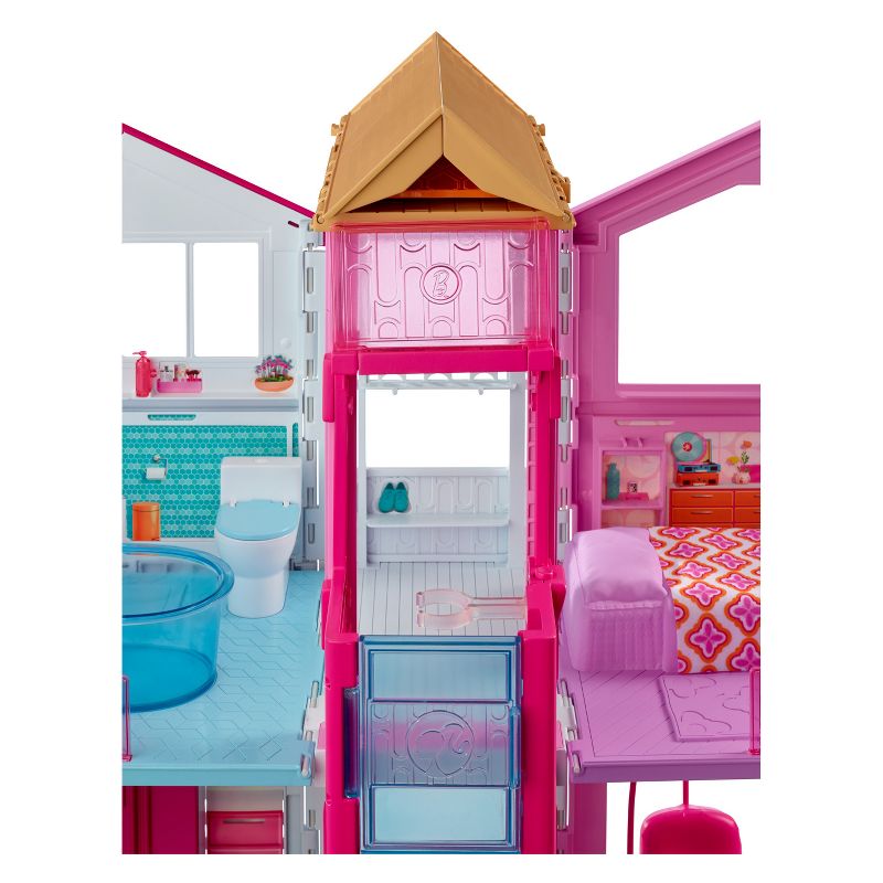 Barbie 3-Story House with Pop-Up Umbrella!