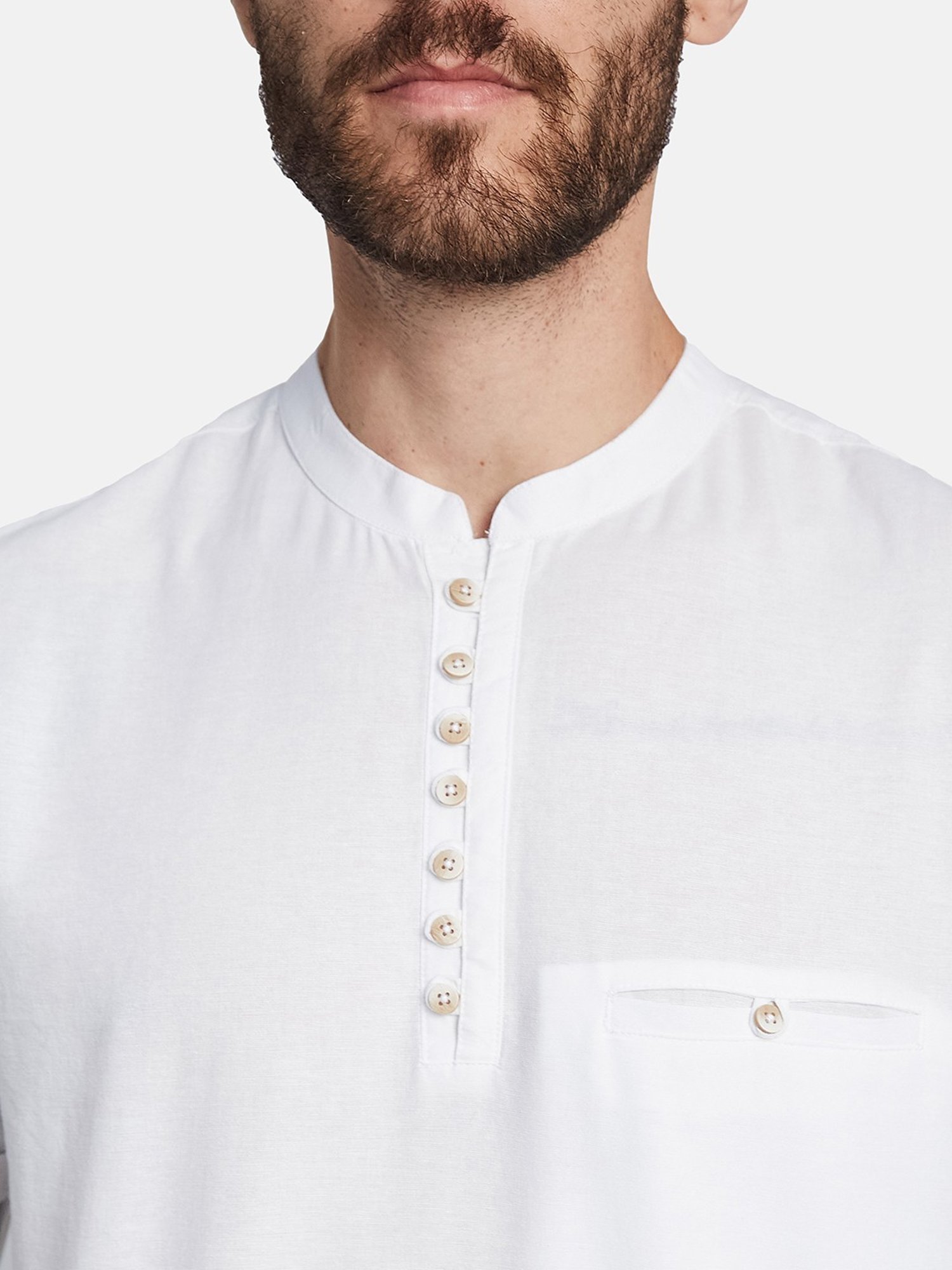 Octave White Cotton Regular Fit T-Shirt